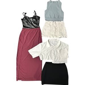 Forever 21 Maxi, Corduroy Mini Skirt & Zara Mini Skirt - S